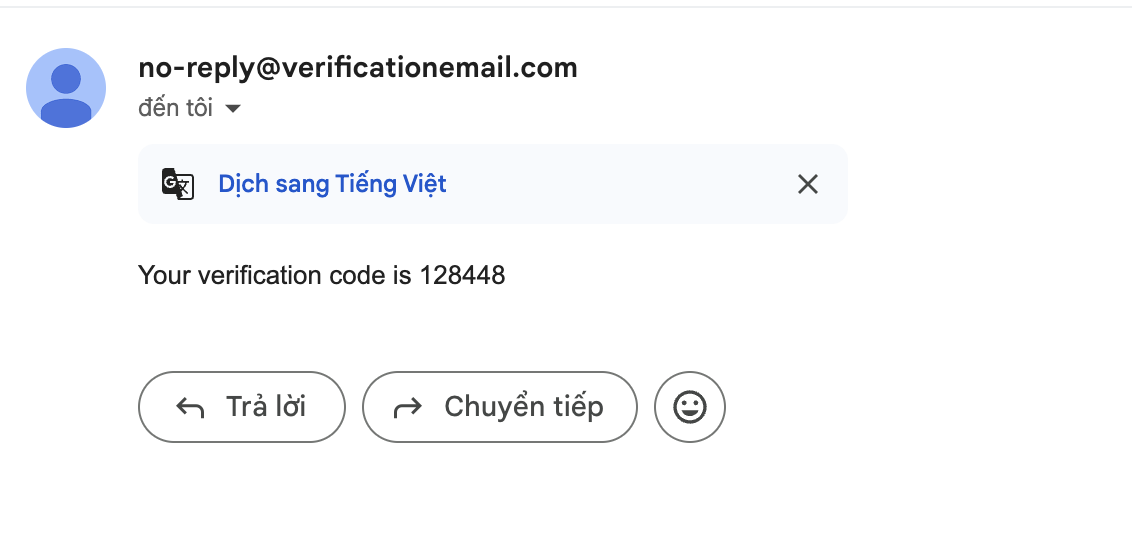 Verify email